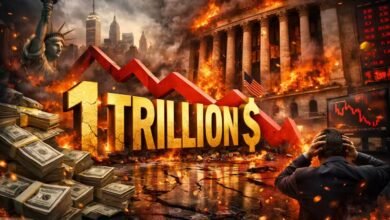 خسارة تريليون دولار من سوق الأسهم الأمريكية وتأثيرها على الاقتصاد العالمي والأسواق المالية