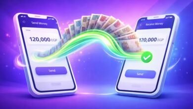 تحويل الأموال عبر إنستاباي بين هاتفين مع عرض الحد الأقصى للتحويل في مصر