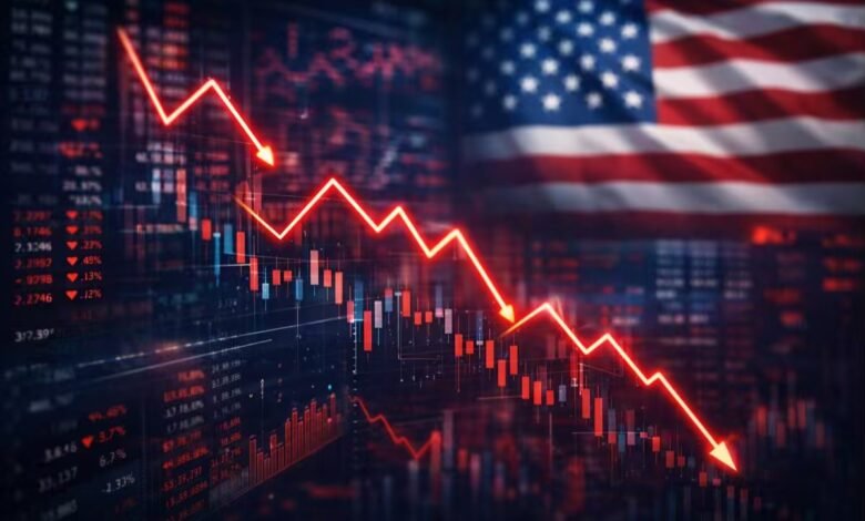 تباطؤ الاقتصاد الأمريكي وانخفاض نمو الناتج المحلي إلى 0.7%