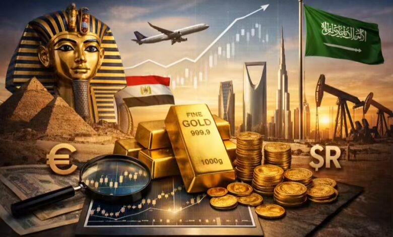 استثمار الذهب للمغتربين بين مصر والسعودية سبائك ذهب وتحليل الأسعار