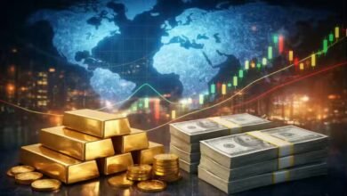 كيف يؤثر الدولار والذهب علي الاقتصاد العالمي