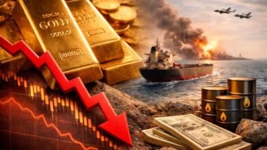 انهيار الذهب المحتمل في الأسواق العالمية وتأثير الدولار والنفط