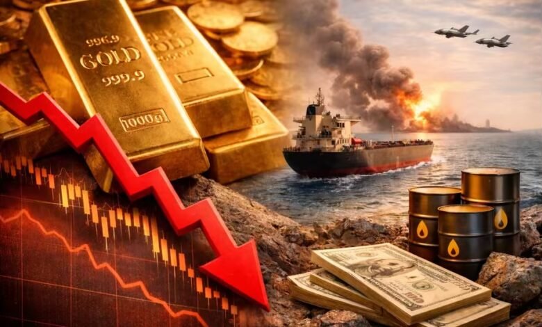 انهيار الذهب المحتمل في الأسواق العالمية وتأثير الدولار والنفط