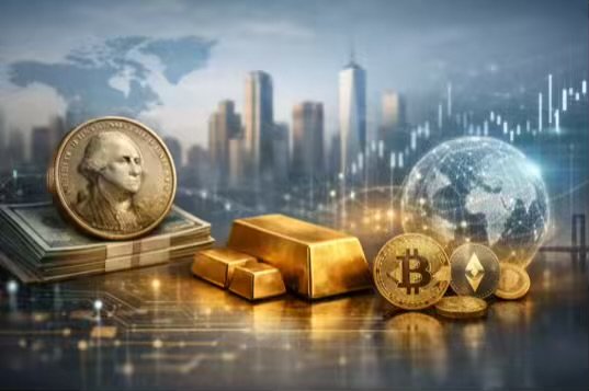 تطور النظام المالي العالمي بين الدولار والذهب والعملات الرقمية