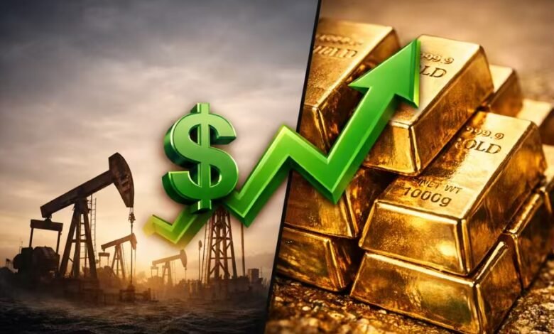 تأثير النفط والدولار على أسعار الذهب العالمية في ظل تغيرات الاقتصاد العالمي